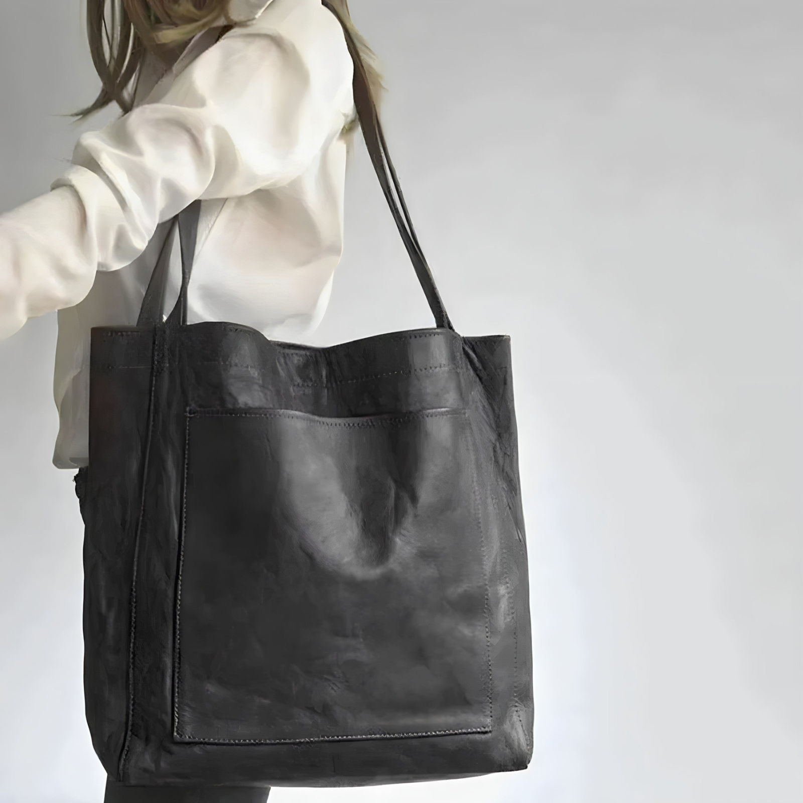 Große Damen-Schultertasche, elegantes und funktionales Design, strapazierfähiges Material