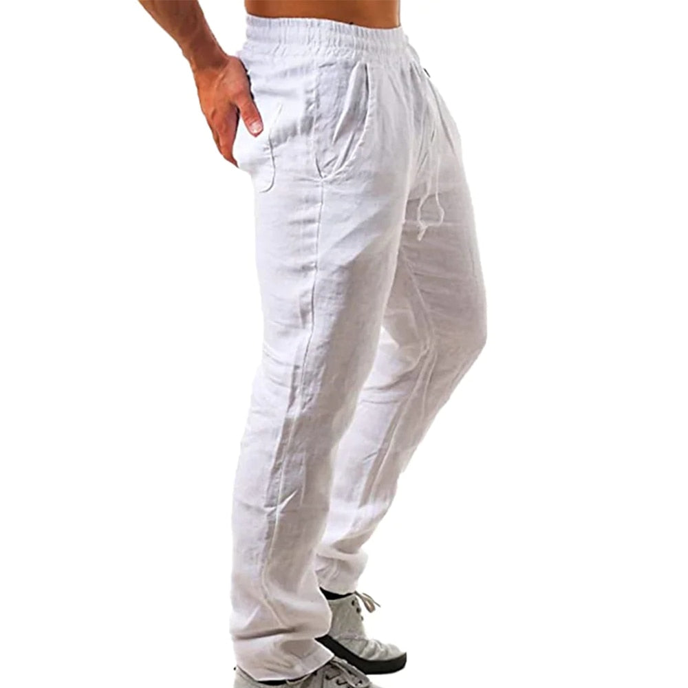 Herren Elegante Luftig Sommer Hose