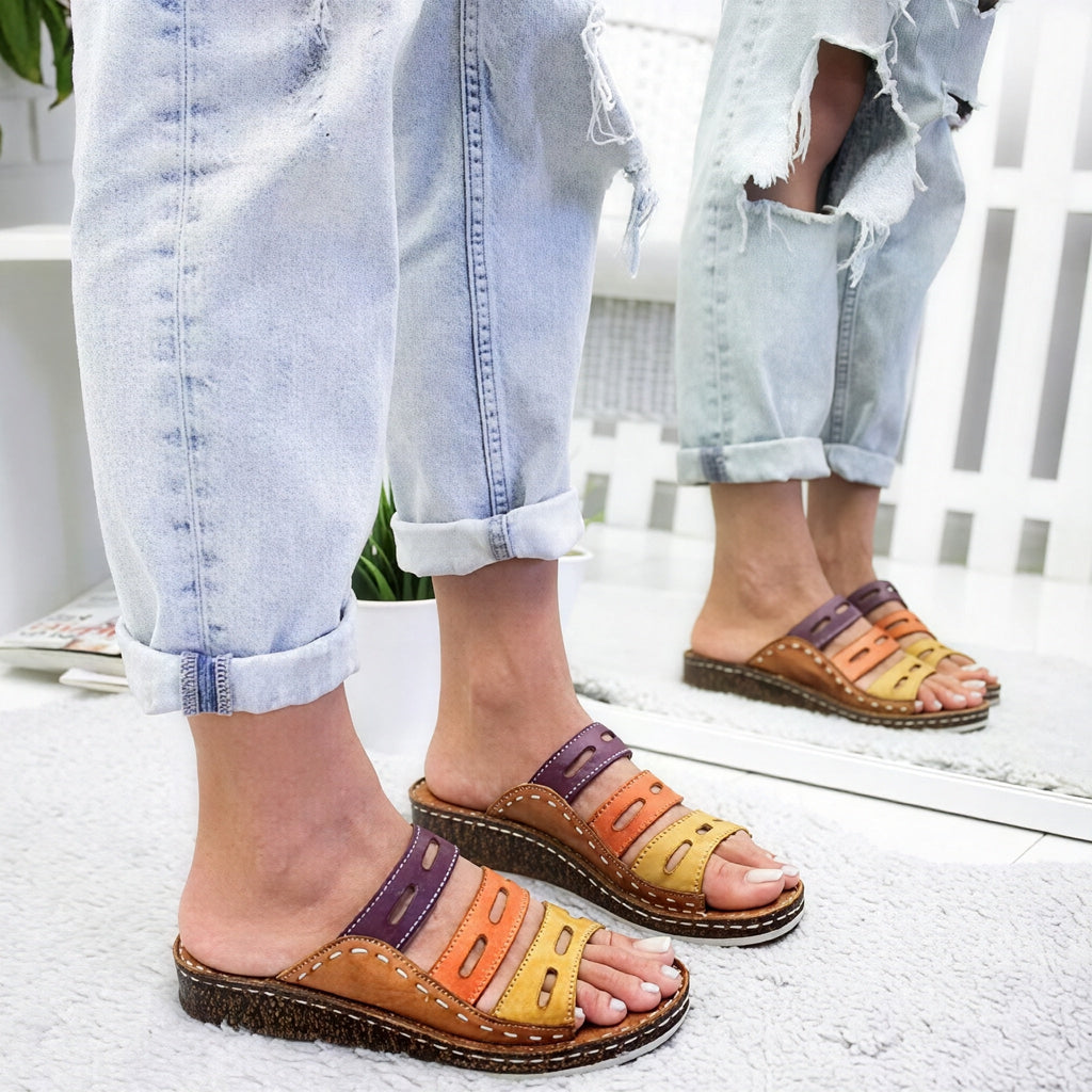 Stella - Sandalen mit Keilabsatz