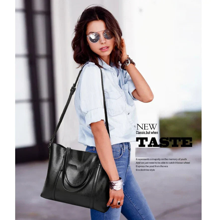 Klara | Luxuriöse Lederhandtasche
