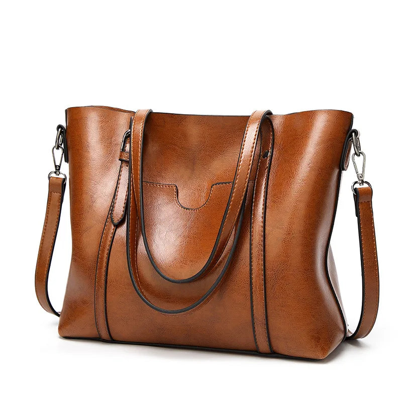 Klara | Luxuriöse Lederhandtasche