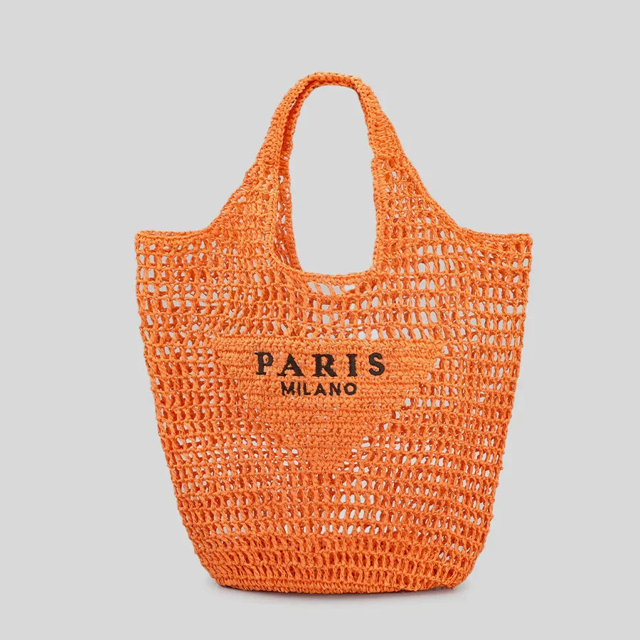 Handgewebte Strandtasche für Damen – schickes und strapazierfähiges Design