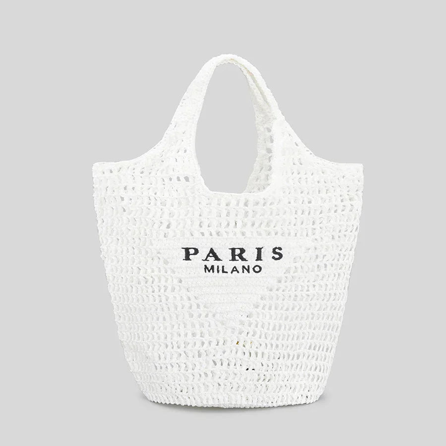 Handgewebte Strandtasche für Damen – schickes und strapazierfähiges Design