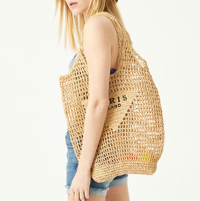 Handgewebte Strandtasche für Damen – schickes und strapazierfähiges Design