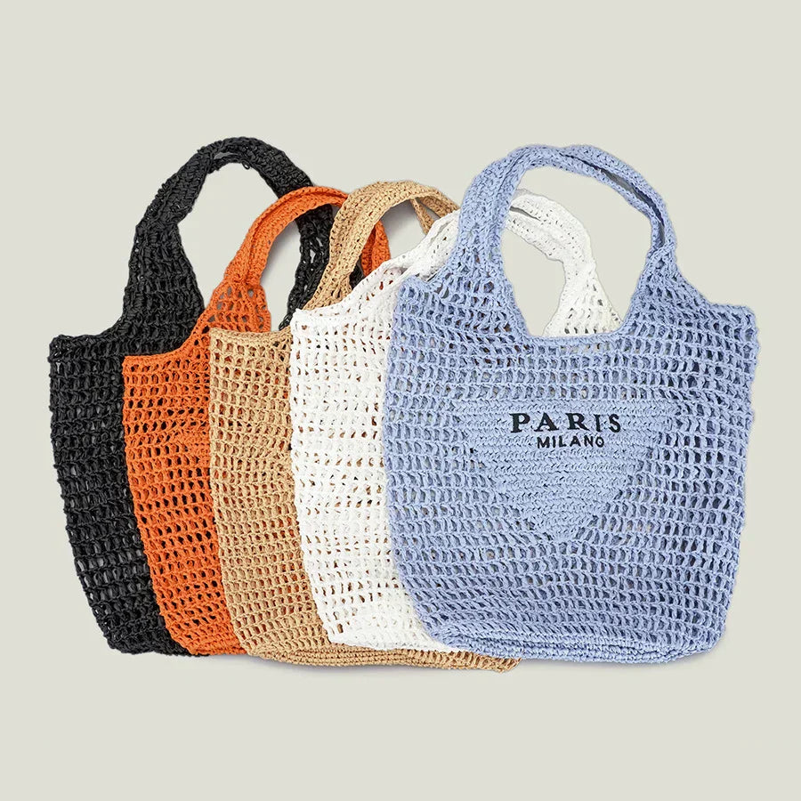 Handgewebte Strandtasche für Damen – schickes und strapazierfähiges Design