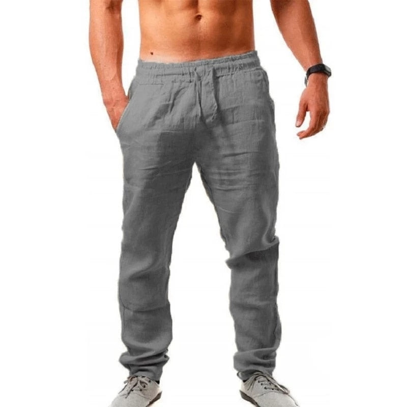 Herren Elegante Luftig Sommer Hose