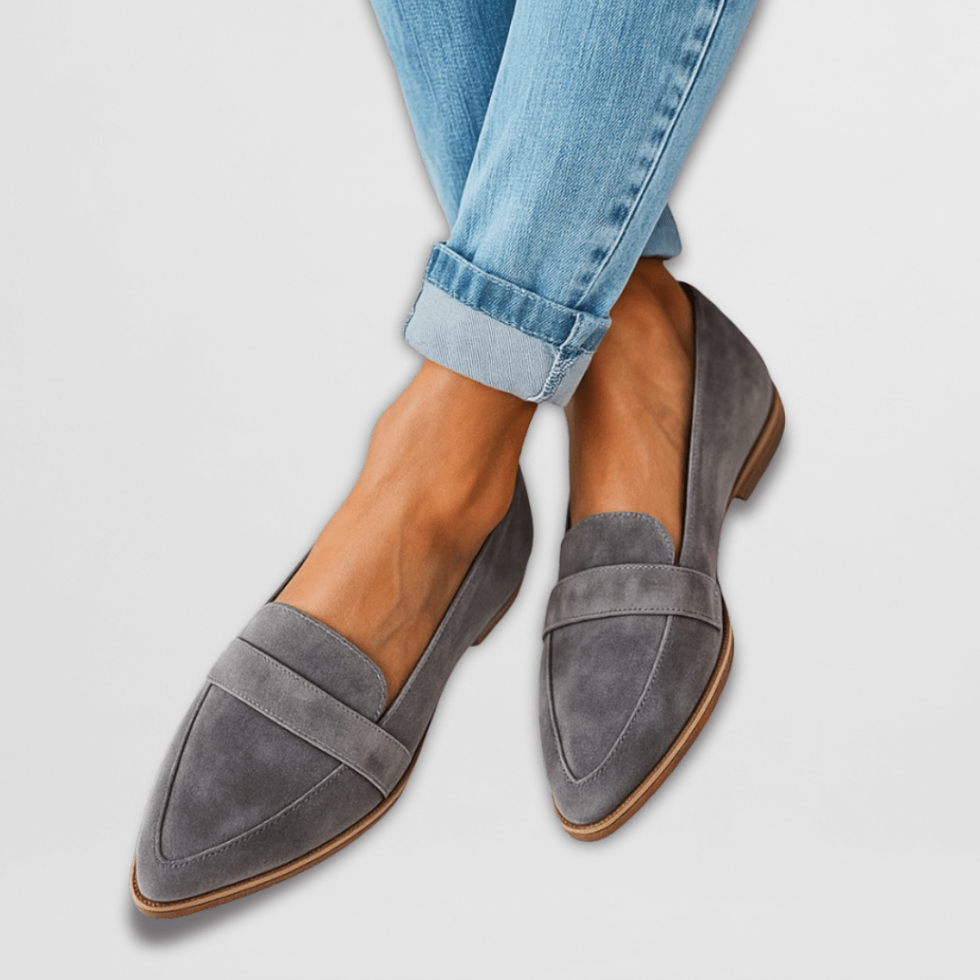 Helen | Orthopädische Slipper aus weichem Wildleder
