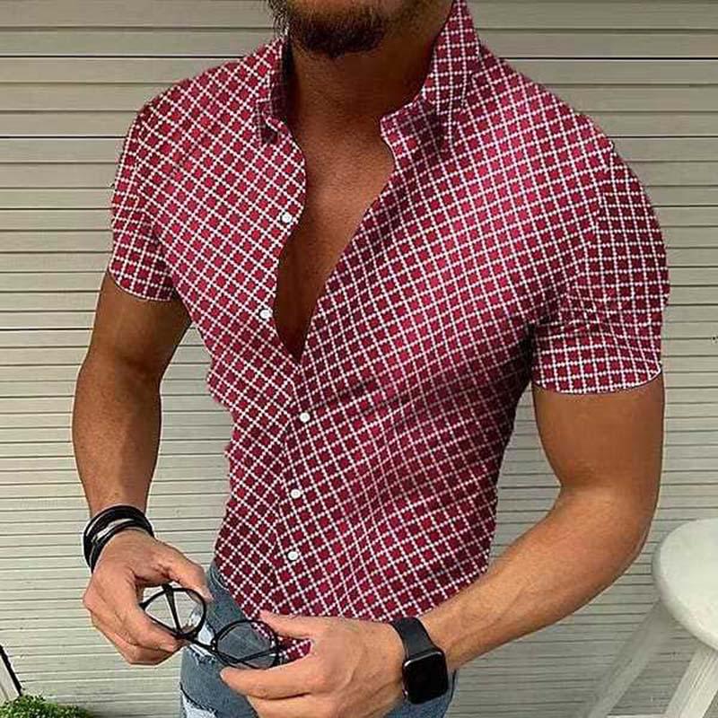 Hemd Herren | Kurzarm & Figurbetonter Look