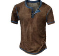 Henley Hemd Herren | Knopfleiste & Sportlicher Stehkragen