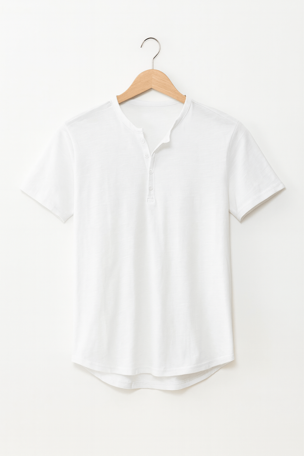 Henley Shirt Herren | Knopfleiste & Bequemer Sitz