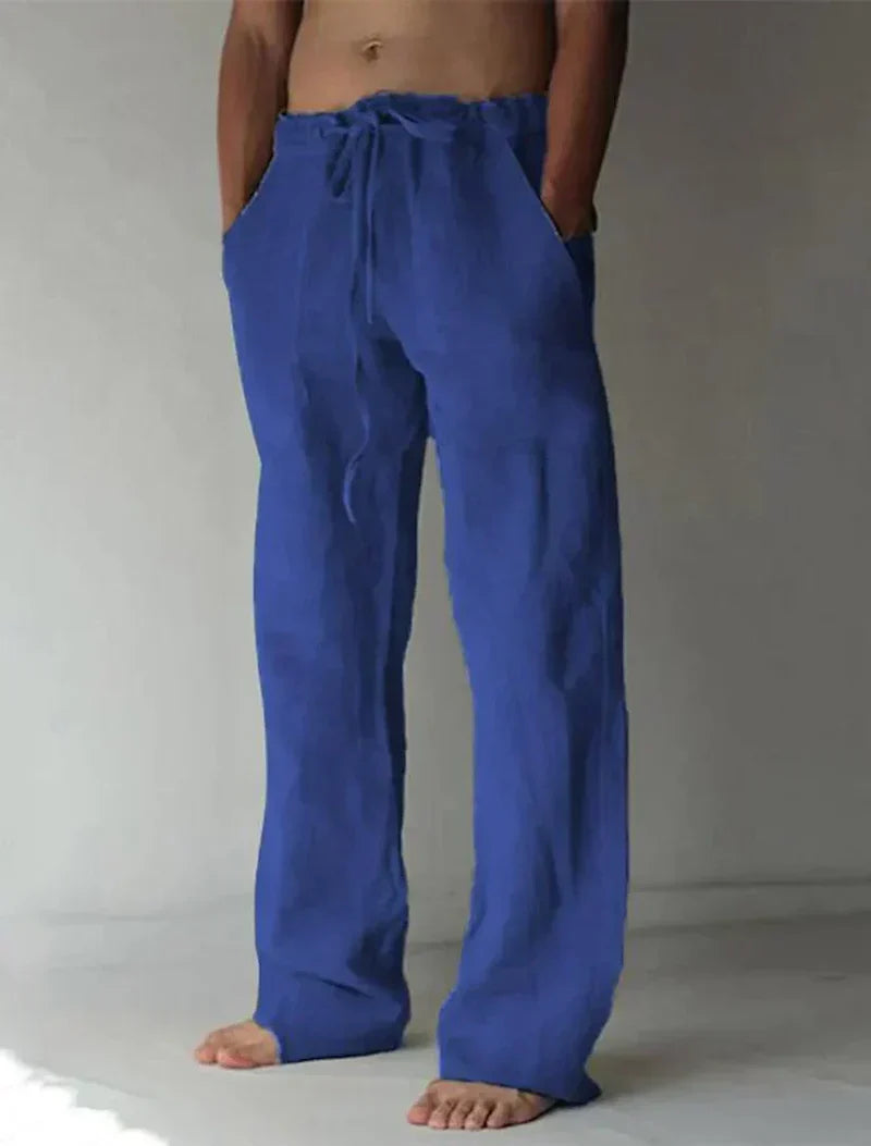 Arthur | Herren hose weit, Baggy Fit Sommerhose mit Kordelzug