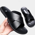 Herren Casual Kreuzriemen Pantoletten Sandalen