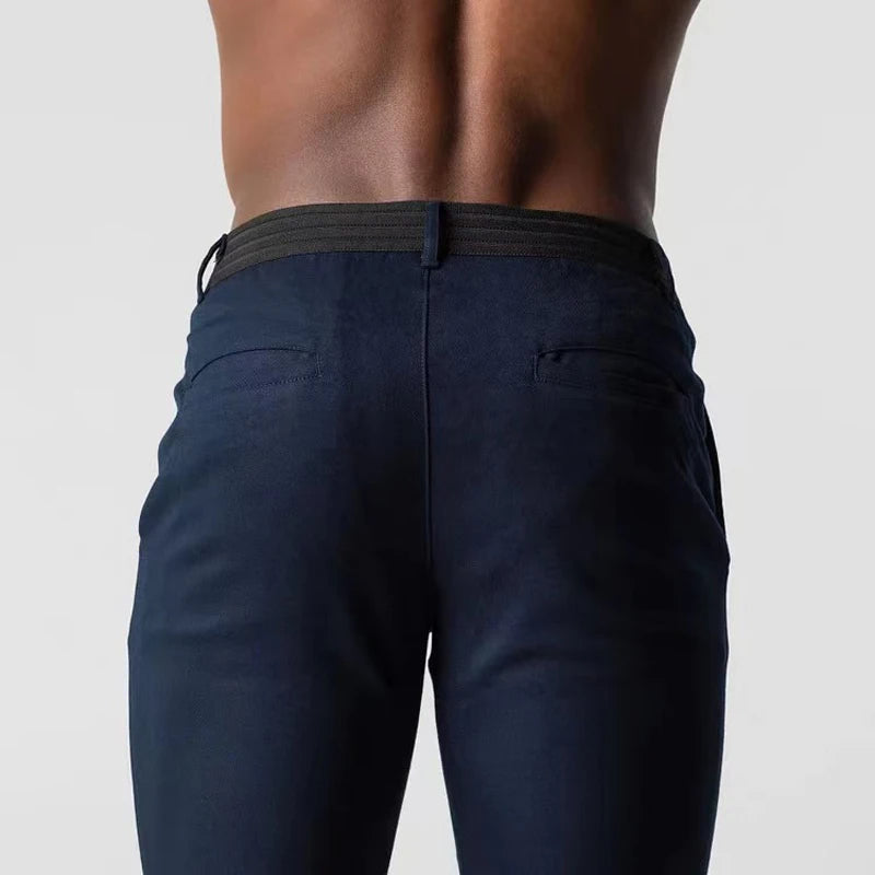 Herren Slim-fit Chino Hose mit Stretch