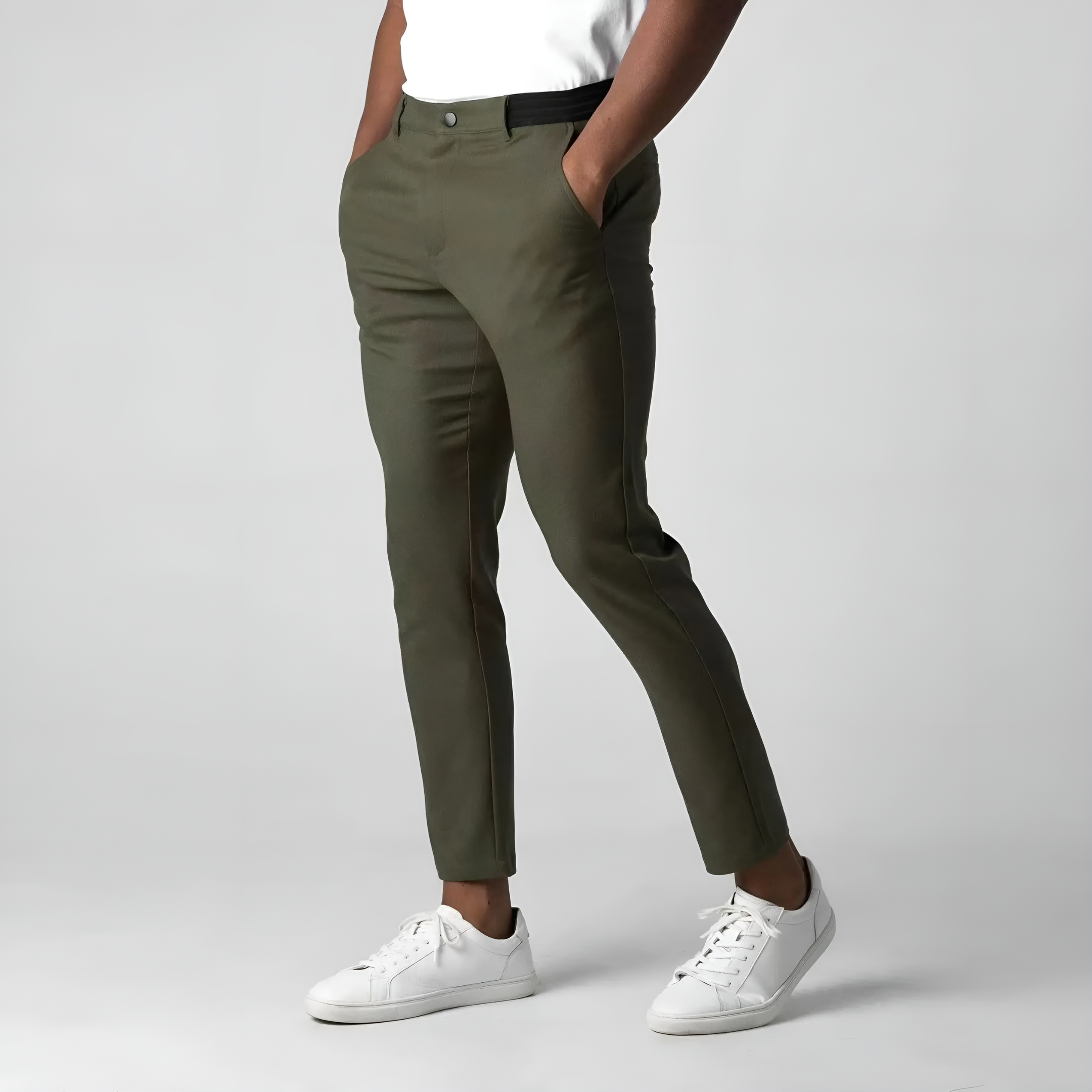 Herren Slim-fit Chino Hose mit Stretch