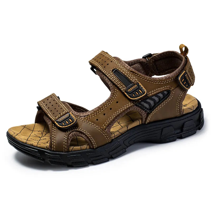 Herren Orthopädische Lauf Klettverschluss-Sandalen