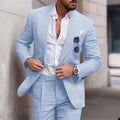 Herren Leinenanzug Slim Fit für den Sommer – Eleganter Hochzeitsanzug für besondere Anlässe