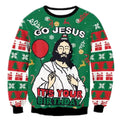 Herren Weihnachts Pullover Gemütlich Warm Strickstoff