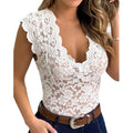 Damen Elegantes Sommer Bodysuit Top
