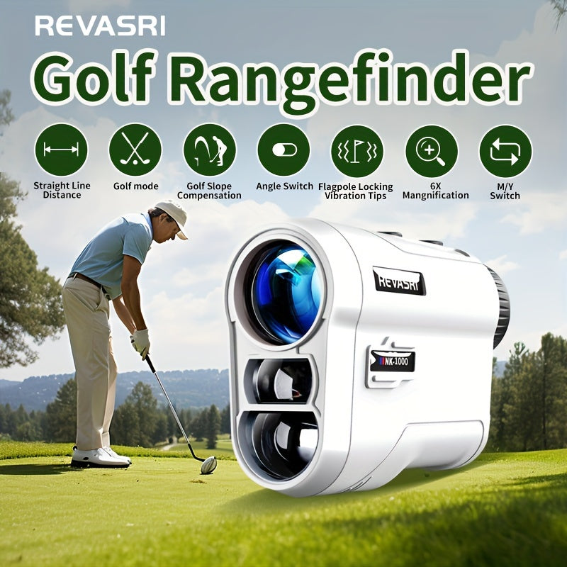 Hochentwickelter Golf-Entfernungsmesser – Präzise Messungen mit Neigungskompensation und Vibrationsrückmeldung