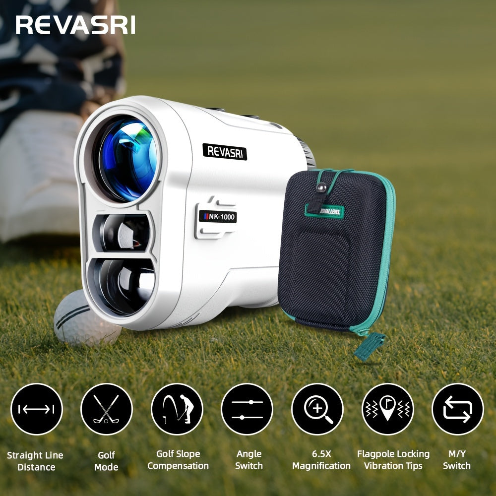 Hochentwickelter Golf-Entfernungsmesser – Präzise Messungen mit Neigungskompensation und Vibrationsrückmeldung