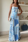 Hochzeitsgast Kleid Damen | Elegantes Maxi-Kleid mit Spitzenborte