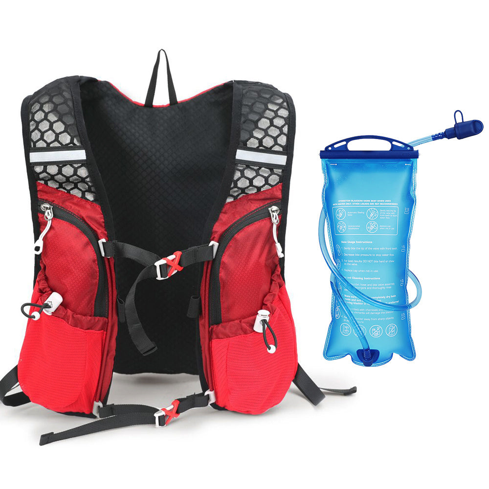HydroPack Leichter Trinkrucksack – 2-Liter-Wasserreservoir für Laufen, Radfahren und Wandern