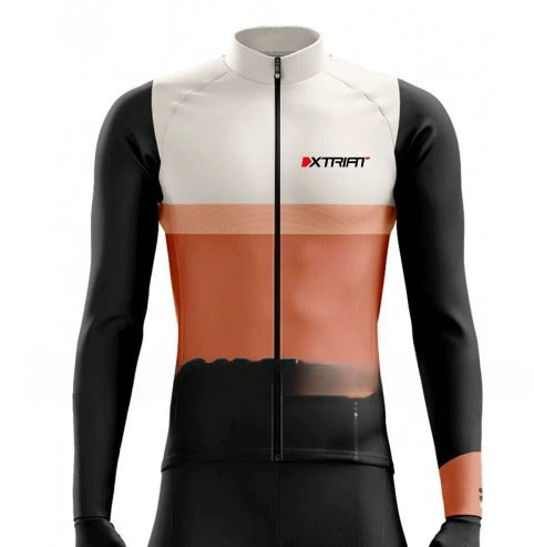 XTRIAT Herren Winter-Radtrikot | Fleece-Futter, warm und kältebeständig