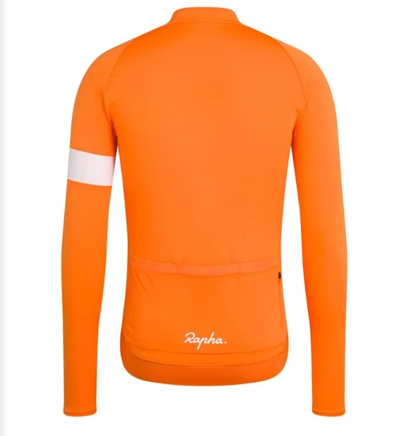 Unisex-Rapha-Trikot | Langarm mit Fleece-Futter für das Radfahren