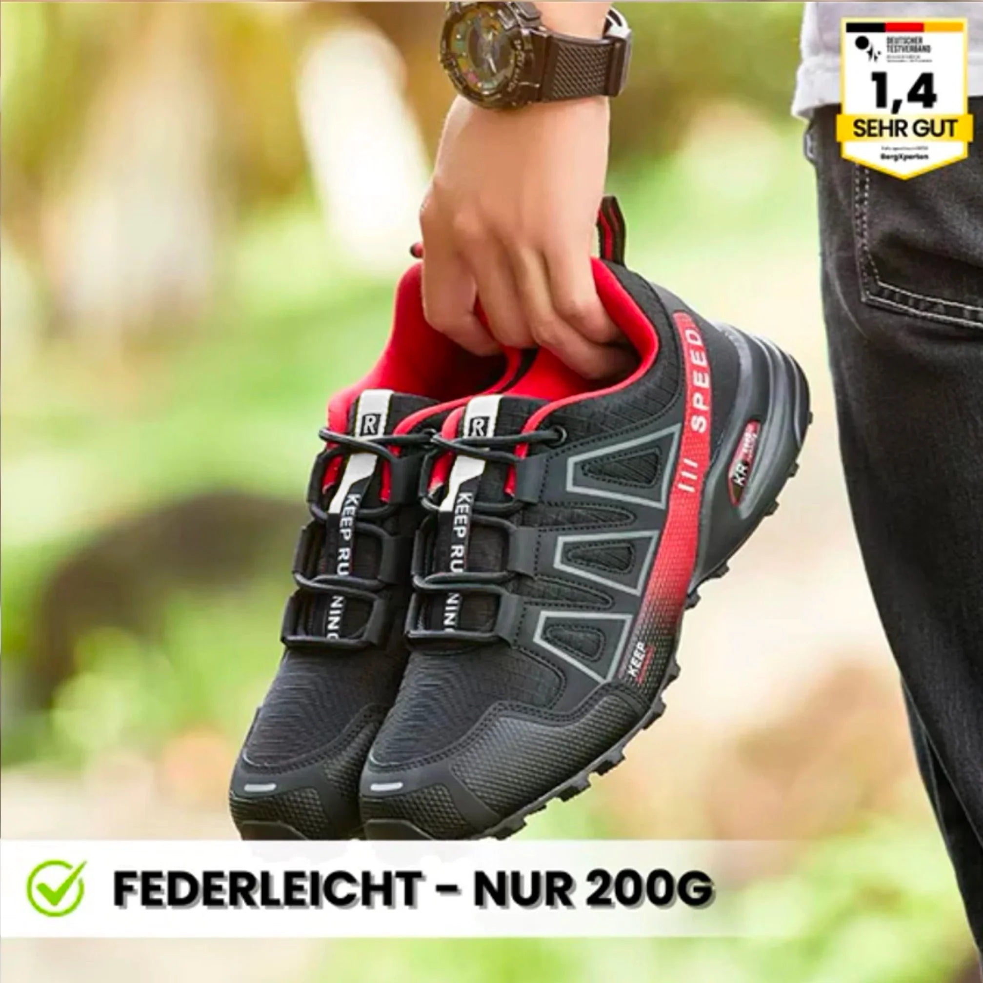 ORTHOTREKKING / ERGONOMISCHER SCHMERZLINDERNDER TREKKING- U.- WANDERSCHUH
