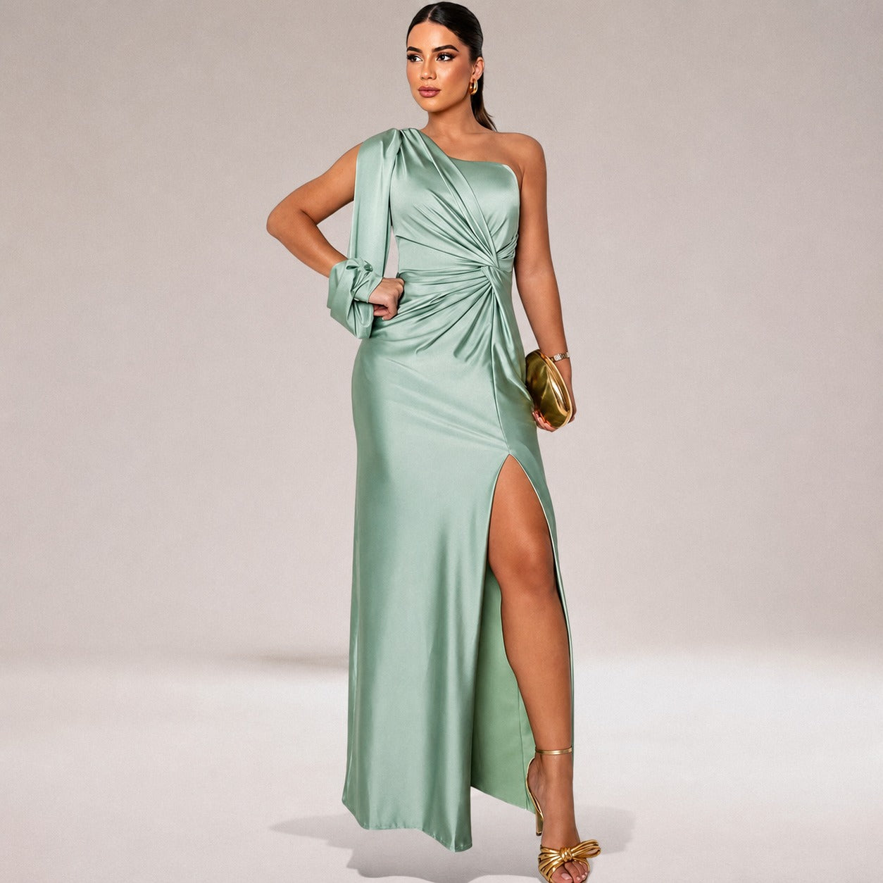 Marianne - Schickes Kleid mit asymmetrischem Schulterdesign