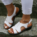 Donna - Komfortable Offene Keilsandalen