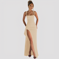 Kelly - Elegantes Maxikleid mit hohem Schlitz