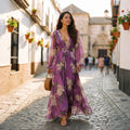 Leanne - Maxikleid mit floralem Muster und sanftem Fall