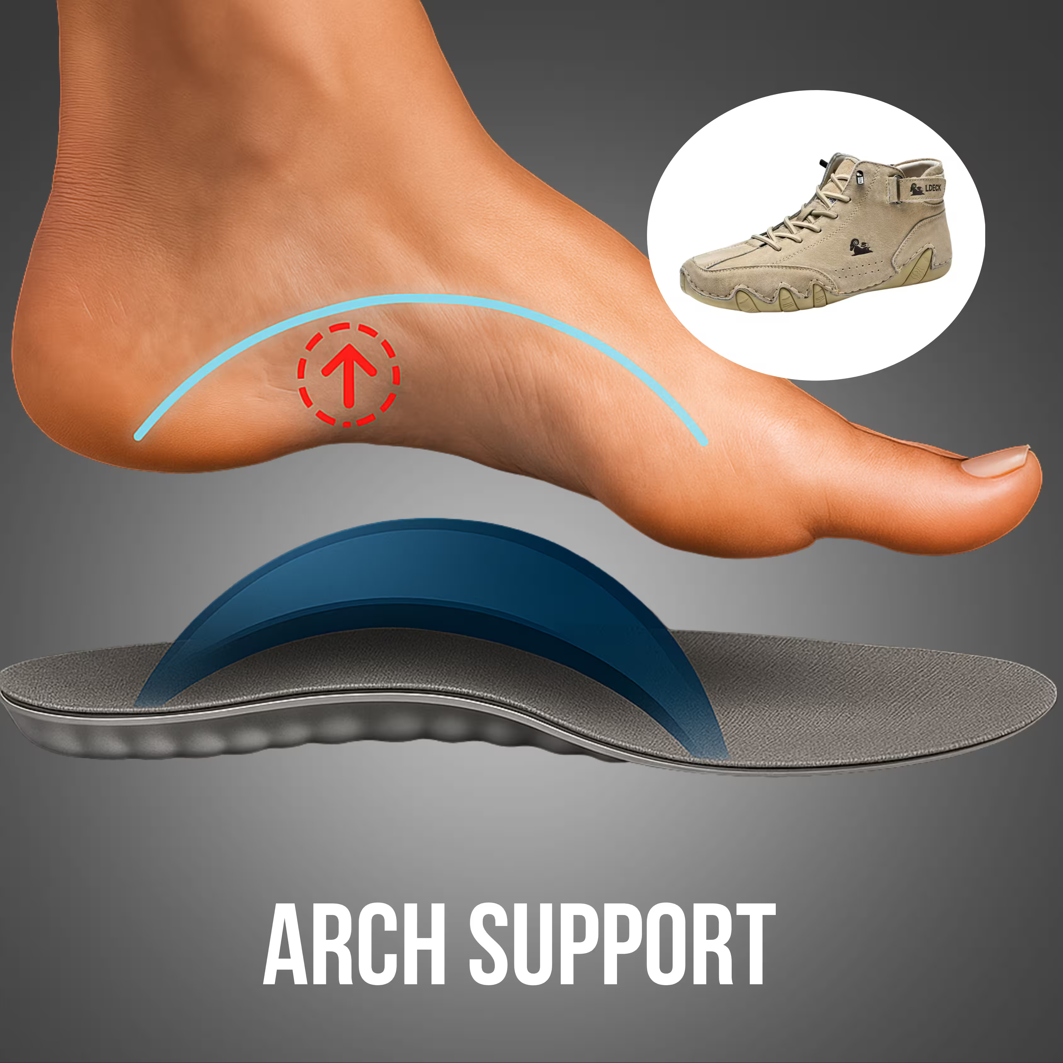 Dennis - Wasserdichte und atmungsaktive orthopädische Schuhe
