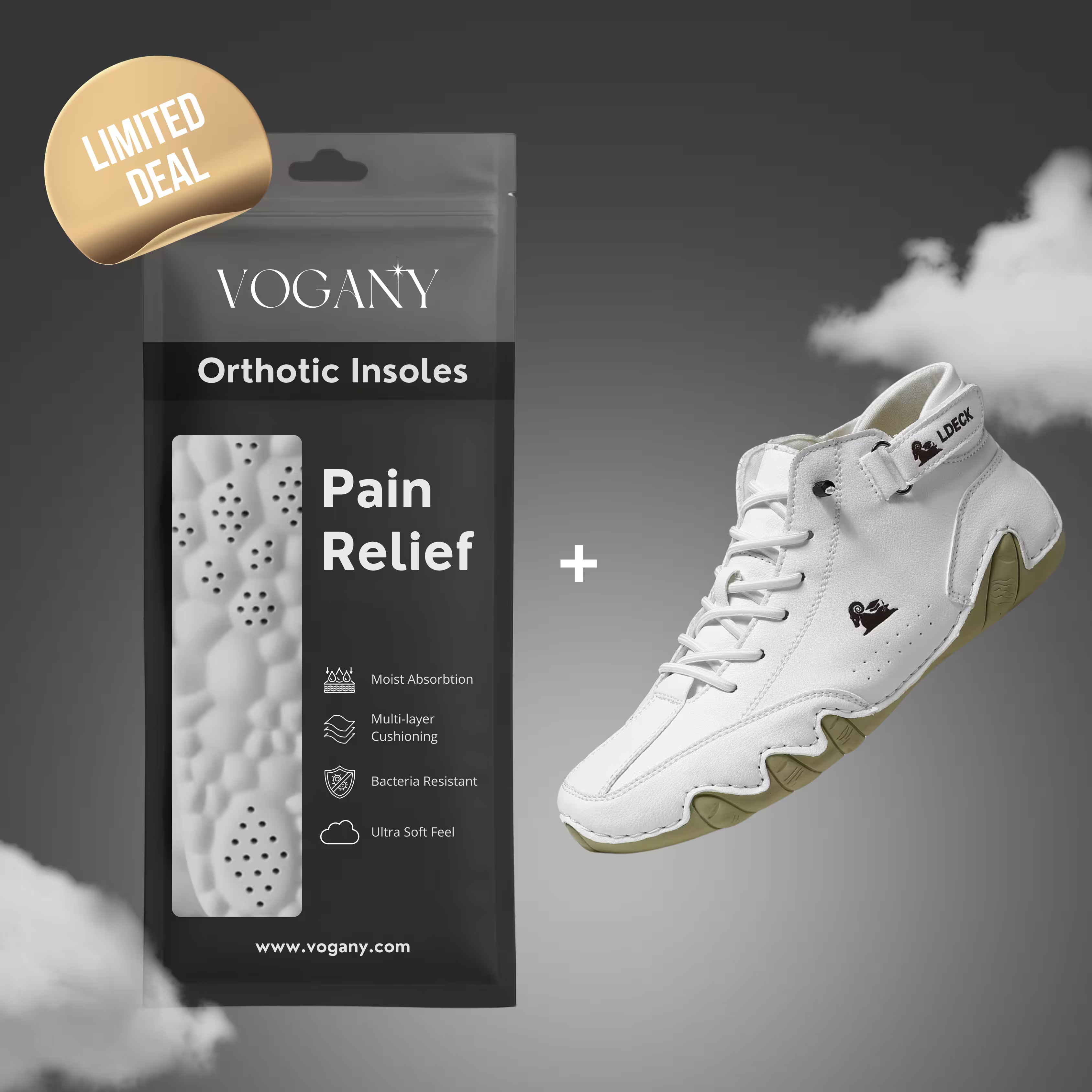Dennis - Wasserdichte und atmungsaktive orthopädische Schuhe