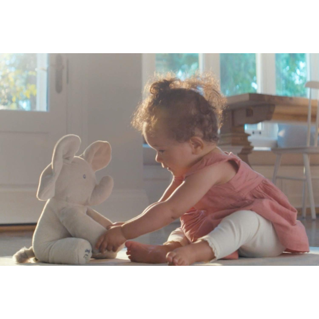 Interaktiver Plüschelefant – Weiches Stofftier mit Musik und Bewegung für Kinder