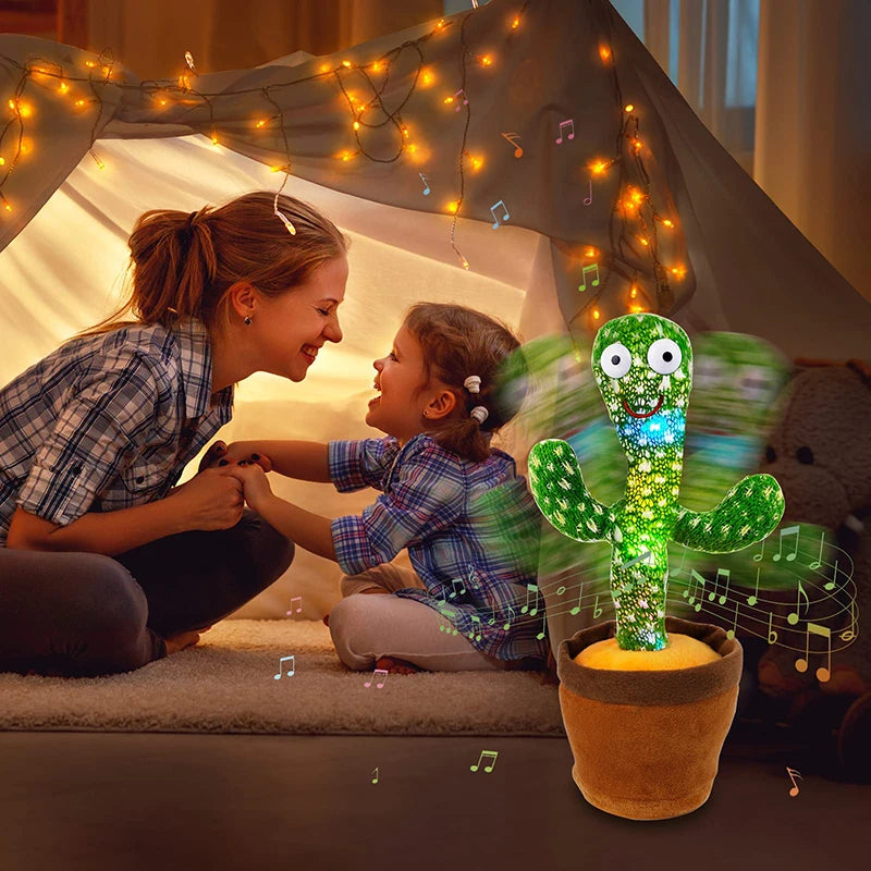Interaktives, sprechendes Kaktus-Plüschtier für Kinder – Tanzendes, weiches Plüschtier für Zuhause und als Geschenk