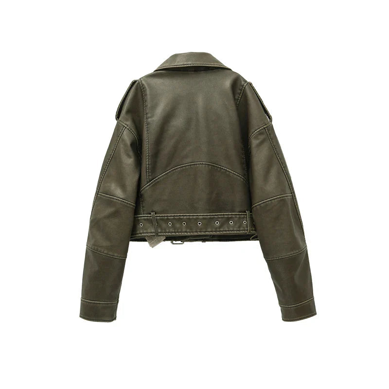 Jacke Damen | Kurz & Cool im Bikerlook