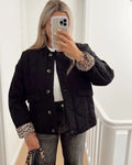 Jacke Damen | Steppung & Leo-Details