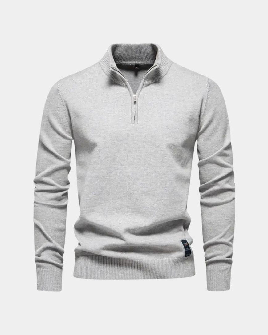 JÖRG™ | HALBGESCHLOSSENER PULLOVER