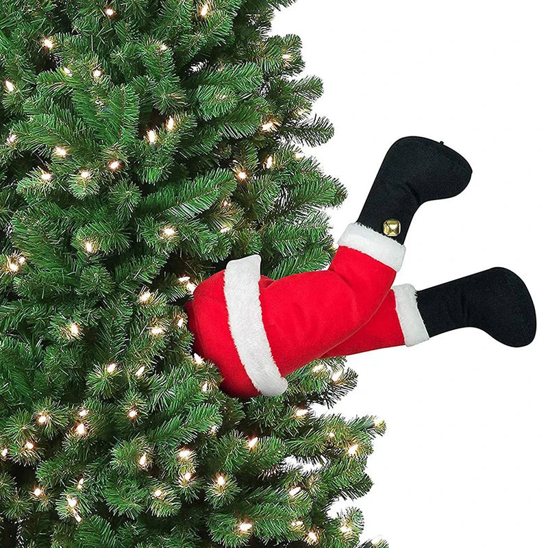 JollyLegs | Weiche Plüsch-Weihnachtsbaumdekoration