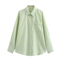 Bluse Damen | Gestreift & Lässig Oversize Langarm
