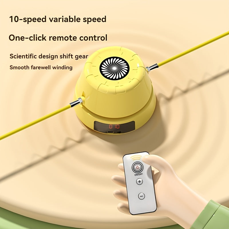 JumpSmart Elektronisches Springseil – Kabellos mit digitalem Zähler und Fernbedienung