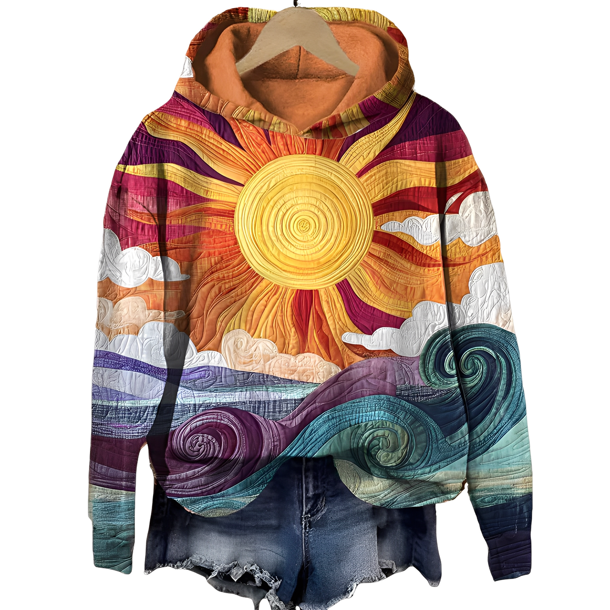 Kapuzenjacke Damen | Auffälliges Design & Kuschelig Warm