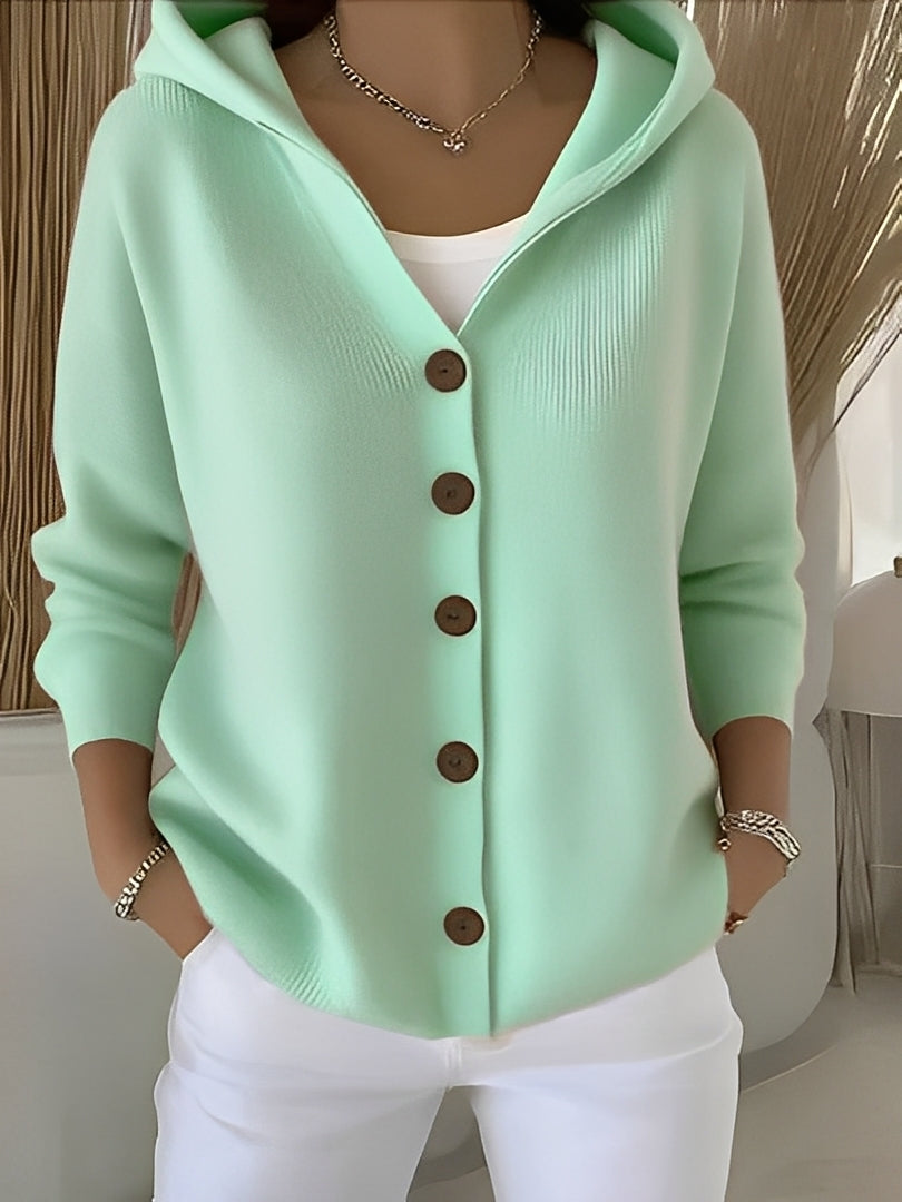 Kapuzenpullover Damen | Kapuze & Rippstruktur