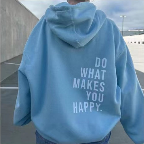 Kapuzenpullover Damen | Kapuze & Rückenprint