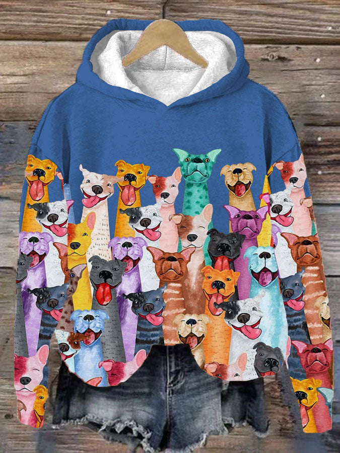 Kapuzenpullover Damen | Tiermotiv & Allover-Print