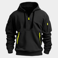 Kapuzenpullover Herren | Reißverschluss & Cargo-Taschen