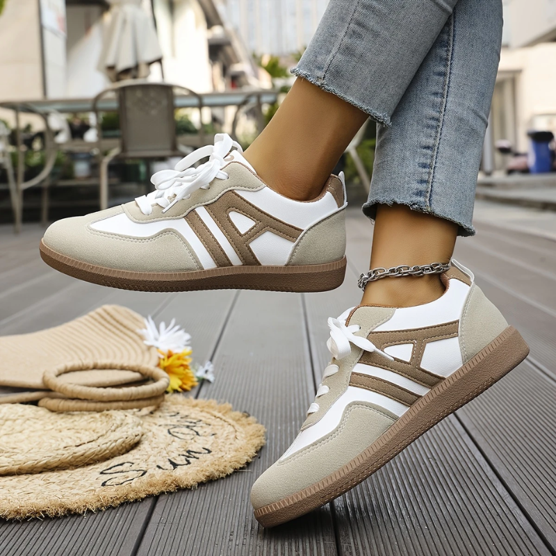 Damen Schnürung Orthopädische Sommer Sneaker