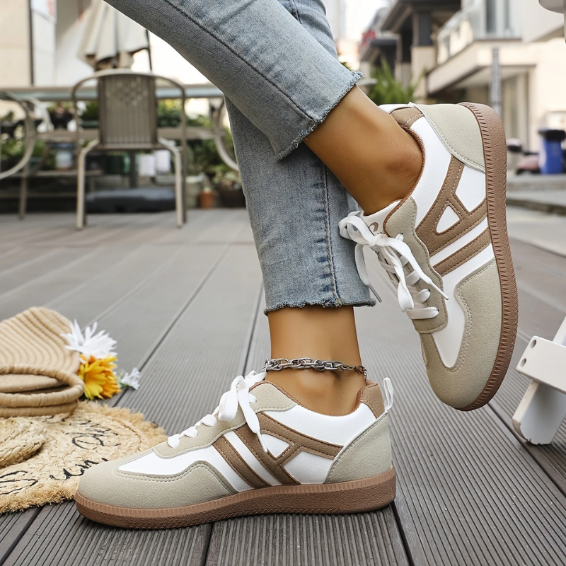 Damen Schnürung Orthopädische Sommer Sneaker